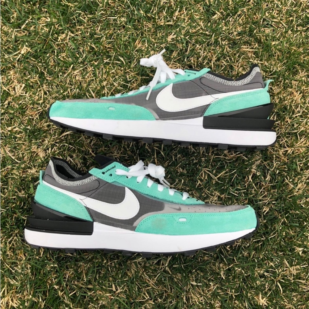 Nike Waffle One Black/Teal Men Size 11.5